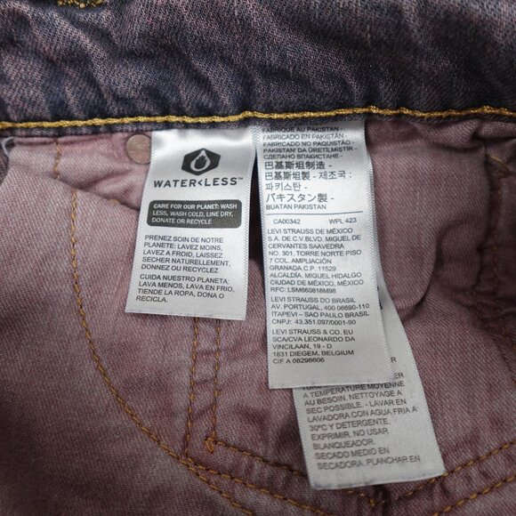 Levi's 511 Slim Fit Jeans Men's 32x29 Stretch Denim - Picture 3 of 11